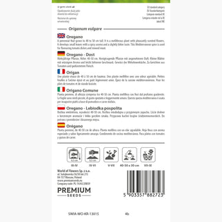 Origano Comune - Fragranza intensa, gusto senza pari - Origanum vulgare