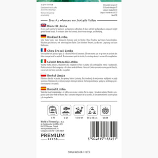 Cavolo Broccolo Limba - Ideale per la cottura e al vapore