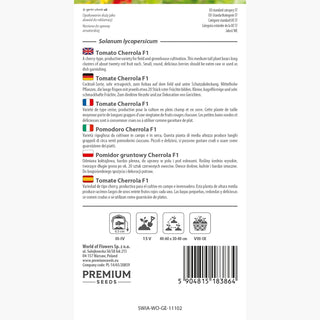 Pomodoro Cherrola F1 - Estremamente dolce, resistente e produttiva