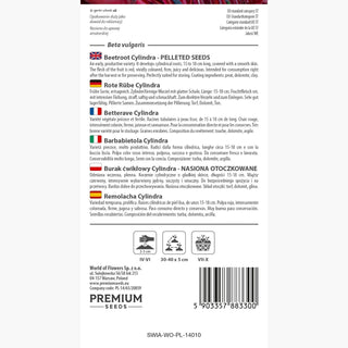 Barbabietola Cylindra - Succosa, salutare, piena di sapore