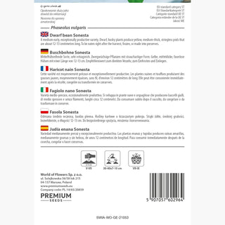 Fagiolo nano Sonesta - Fagiolo resistente alle malattie