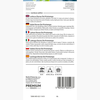 Lattuga - Doree De Printemps - Precoce, burrosa, ideale per panini