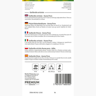 Gaillardia aristata - Aurea Pura - Resistente al sole e alla siccità - Gaillardia aristata